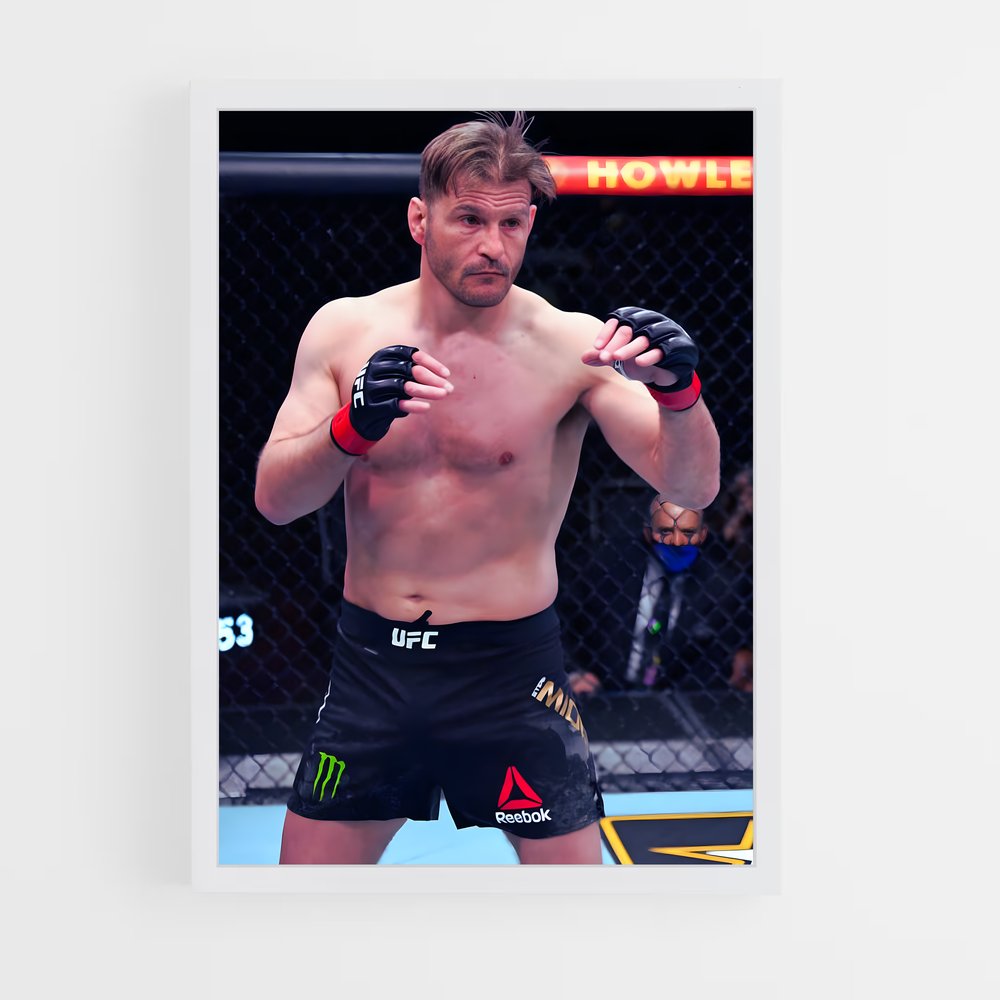 Poster L'Invincible Miocic – affiche MMA (vue 3)